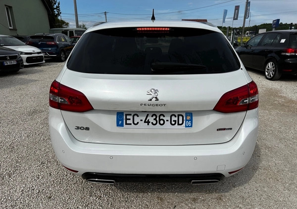 Peugeot 308 cena 27900 przebieg: 103000, rok produkcji 2016 z Góra małe 326